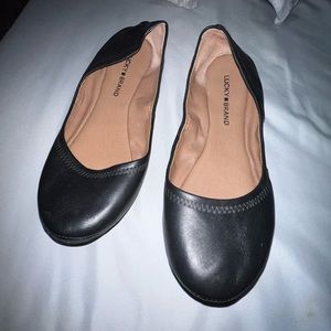 lucky brand black flats